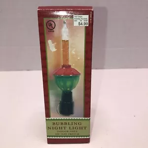 FUNKTIONIERT! Vintage Weihnachten Urlaub rot/grün Tag Nacht Licht Kerze Deko - Bild 1 von 7