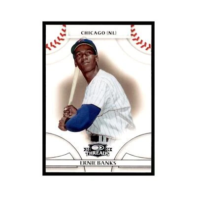 2008 Donruss Threads Ernie Banks Cubs #15 - Image 1 of 3