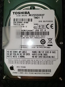 Toshiba 250Gb, MK2555GSXF HDD2H74 P TW01 T Philippines - Picture 1 of 1