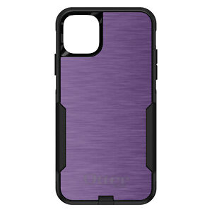 OtterBox Commuter pour Apple iPhone (modèle choisir) imprimé violet acier inoxydable