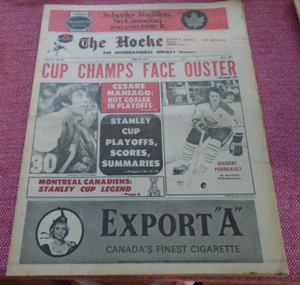 The Hockey News 1973 April 20 Gilbert Perreault Stanley Cup Play-offs Scores - Picture 1 of 1