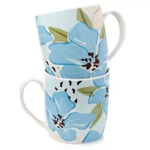 Set of 2 Porcelain Mugs - Florens Rhododendron - Brand New & Boxed - Picture 1 of 4
