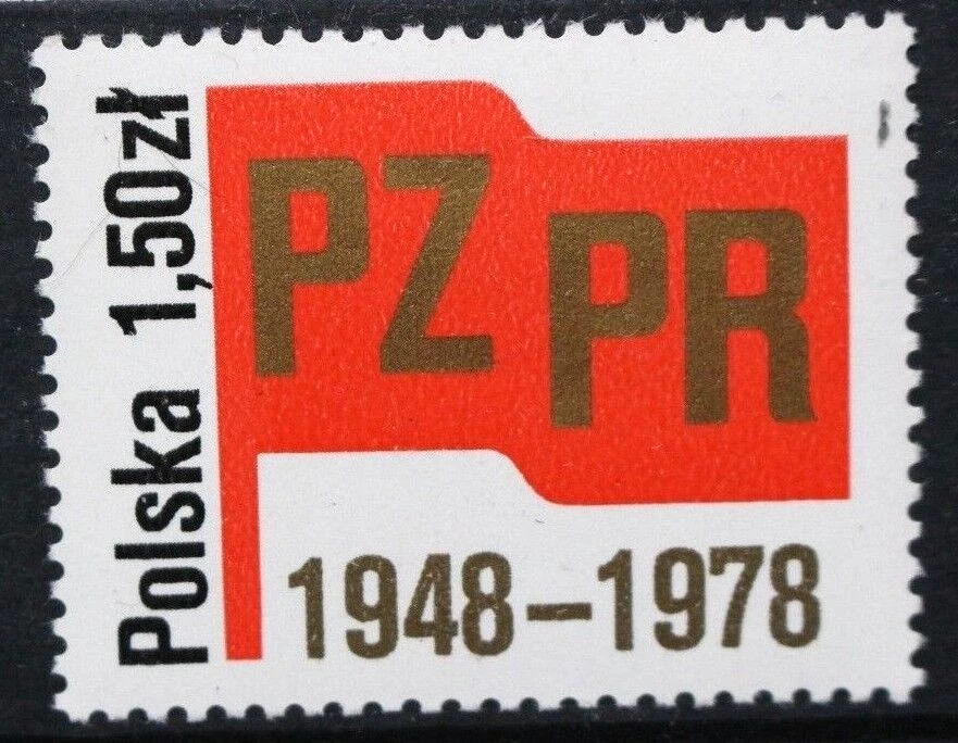 POLAND 1978 Polish Workers' United Party. Set of 1. Mint Never Hinged. SG2585. - Image 1 of 1