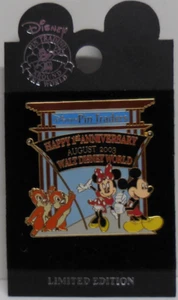 Pin Disney WDW 2003 Disney Pin Traders primer aniversario pin LE1000 - Imagen 1 de 3