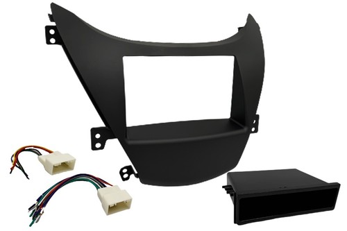 Blue Single DIN Dash Kit & Wiring Harness Combo – Fits 1988-1994 Chevy & GMC Trucks