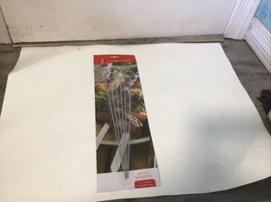set of 6 skewers 14 Inches (35.5cm) Stainless Steel - Picture 1 of 6