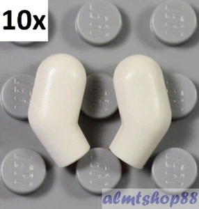LEGO - Lot of 20 (10 pairs) White Minifigure Arms - Body Parts Pirate Space City - Picture 1 of 1