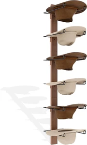Perchero Para Sombreros de Vaquero Soporte de Pared Para Sombreros de Vaquero - Bild 1 von 12