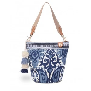 Bolso Bucket Spartina 449 Moonglade Boho Lino y Cuero  - Imagen 1 de 14