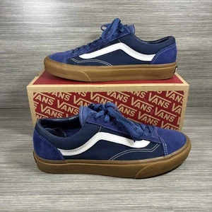 Men 8.5 / Women 10 - Vans Style 36 True Navy Gum with Box Excellent Condition - Picture 1 of 20