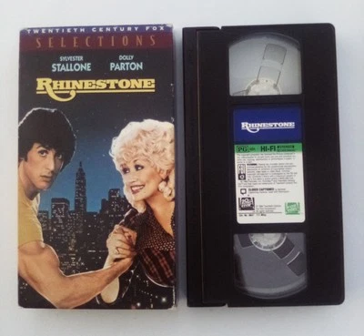 Rhinestone (Gently Used VHS 1995) Dolly and Sylvester at their Funniest Comedy - Image 1 of 4