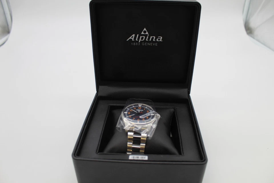 Reloj para hombre Alpina Startimer Pilot esfera negra *LEER DESCRIPCIÓN* PC1696785 Foto 1 de 3