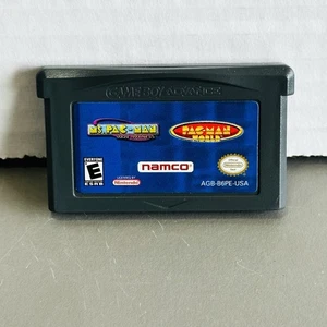MS PAC MAN MAZE MADNESS PACMAN WORLD - GAMEBOY ADVANCE VIDEO GAME TESTED WORKS - Picture 1 of 3