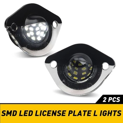 [SUPER BRIGHT]1994-2004 Ford Mustang White SMD LED License Plate Light Lamp Pair - Image 1 of 4