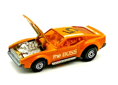 Matchbox Lesney MB44 1972 Orange Boss Mustang Orange NM in PVC Display - Image 1 of 4