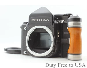 Late Model [ MINT w/ Grip ] Pentax 67 TTL Mirror Up Film Camera Body From JAPAN - Picture 1 of 11