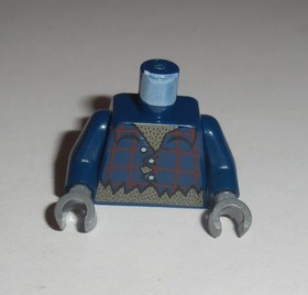 Genuine Lego Minifigure Male Torso Werewolf Ripped Shirt NEW (1380) 2002
