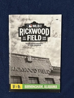 2024 MLB AT RICKWOOD GAME DAY PROGRAM CARDINALS VS. GIANTS (Willie Mays) - Image 1 of 4