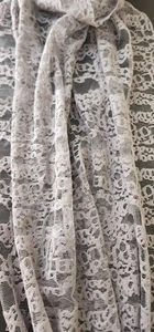 Couture French Lace Fabric – 3.64 Yards x 31” Wide – Luxury Designer Textile - Picture 1 of 6