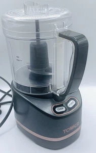 Tower Compact Food Processor 400ml – Grey & Rose Gold | Stylish & Powerful - Picture 1 of 8