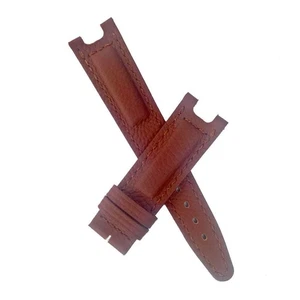 19mm BROWN BUFFALO GRAIN PIN BUCKLE WATCH STRAP fits TAG Heuer S/el GENTS - Picture 1 of 3