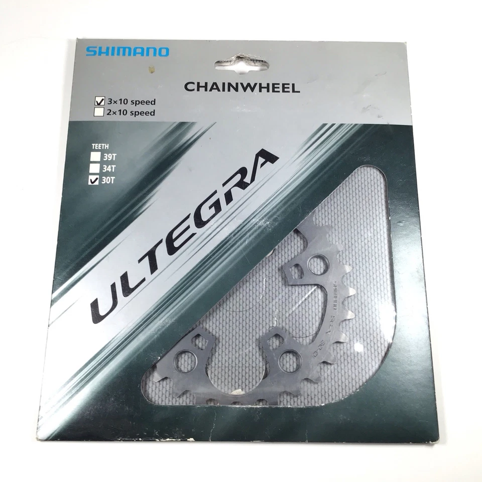 Shimano Ultegra 6703 30t 92mm 3x10-Speed Triple Inner Chainring NOS New - Image 1 of 4