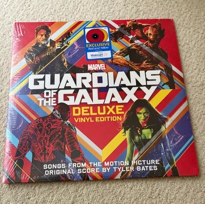 Guardians of the Galaxy –Deluxe Vinyl Edition, Walmart Exclusive Red/Yellow 2 LP - Image 1 of 3
