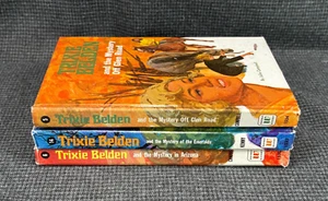 Lot of 3 Trixie Belden Whitman Hardback books - Books 5, 6, 14 - Picture 1 of 7