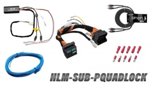 Juego de adaptadores High-Low para conexión de subwoofer Plug & Play Powerquadlock | Opción - Imagen 1 de 2