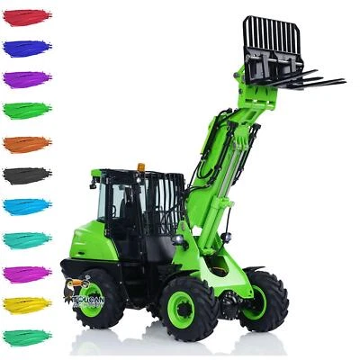 LESU AT1050 1/14 RC Hydraulic Telescopic Arm Loader Fork 4X4 Finished Truck Car - Image 1 of 4