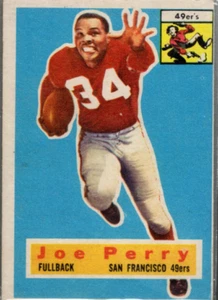 B4385- 1956 Topps #110 Fletcher Joe Perry - Ex (Ausgezeichnet) - Bild 1 von 2