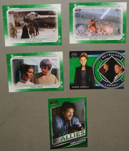 2019 Star Wars: Skywalker Saga green parallel cards - You Pick - Picture 1 of 1