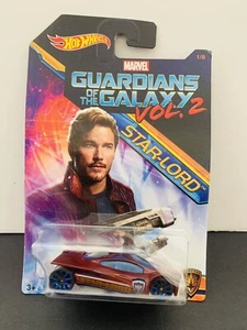 Hot Wheels Marvel Guardians of the Galaxy Vol.2 Star-Lord Sling Shot Car Figure  - Picture 1 of 7