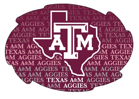 TEXAS A&M REPEAT SWIRL MAGNET-TEXAS A&M AGGIES CAR MAGNET-NEW FOR 2016! Cover