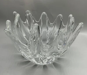 DAUM FRANCE FREE FORM GLASS BOWL - Picture 1 of 3