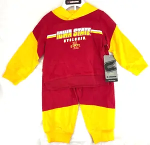 NEW Iowa State Cyclones Colosseum 2 Piece Outfit Set Hoodie Pants Infant 6-12 MO - Picture 1 of 8