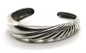 Brazalete de puño asimétrico en aerosol vieira 925 firmado por diseñador - Imagen 1 de 10