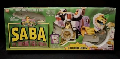 Vintage Bandai Mighty Morphin Power Rangers Saba The Talking Tiger Saber New! - Image 1 of 4