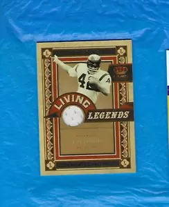 CHARLEY TAYLOR 2010 CROWN ROYALE LIVING LEGENDS GAME USED JERSEY REDSKINS #/299 - Picture 1 of 1