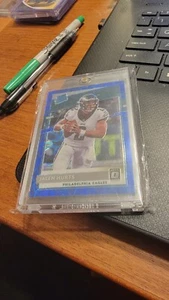 2020 Donruss Optic Jalen Hurts Blue Prizm Rated Rookie #164 Eagles - Picture 1 of 1