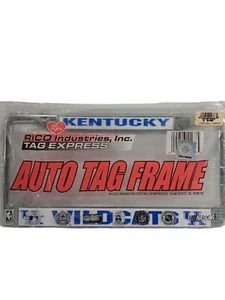 Kentucky Wildcats Metal Chrome Auto License Plate Tag Frame Officially Licensed  - Picture 1 of 6