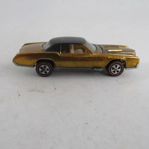 Hot Wheels Redline Custom Eldorado Gold With Black Roof 1968 USA - Picture 1 of 7