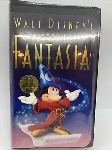 RARE Fantasia VHS (Factory Sealed) Walt Disney's Masterpiece - Unopened MINT - Imagen 1 de 5