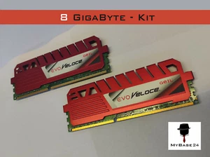 GeIL EVO Veloce 8GB KIT - 2x 4GB RAM CL9 1333MHz Desktop Arbeitsspeicher - Bild 1 von 2