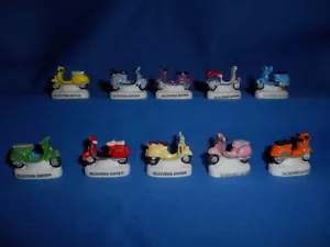 Miniatur Porzellan MOTOR Sechziger ROLLER 10ERer Set Mini FRENCH FEVES VESPA winzig - Bild 1 von 11