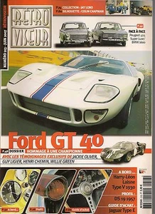 RETROVISEUR 213 DOSSIER FORD GT40 JAGUAR TYPE E PEUGEOT 404 SL CARBU BMW 1600 - Bild 1 von 3