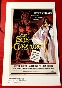 The She-Creature Movie/Film Poster Art PICTURE / PRINT 7.5" x 4.5" Small - Picture 1 of 3