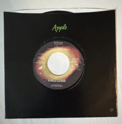 Ringo Starr No No Song b/w Snookeroo 45 rpm Vinyl Single Apple Records - Image 1 of 4