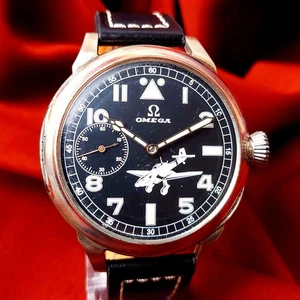 Vintage Men's Watch Marriage Swiss Wristwatch Black Dial Serviced - Picture 1 of 16