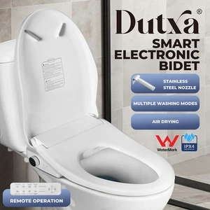 Electric Bidet Heated Toilet Seat Paper Saving Auto Smart Wash Antibacterial - Picture 1 of 12